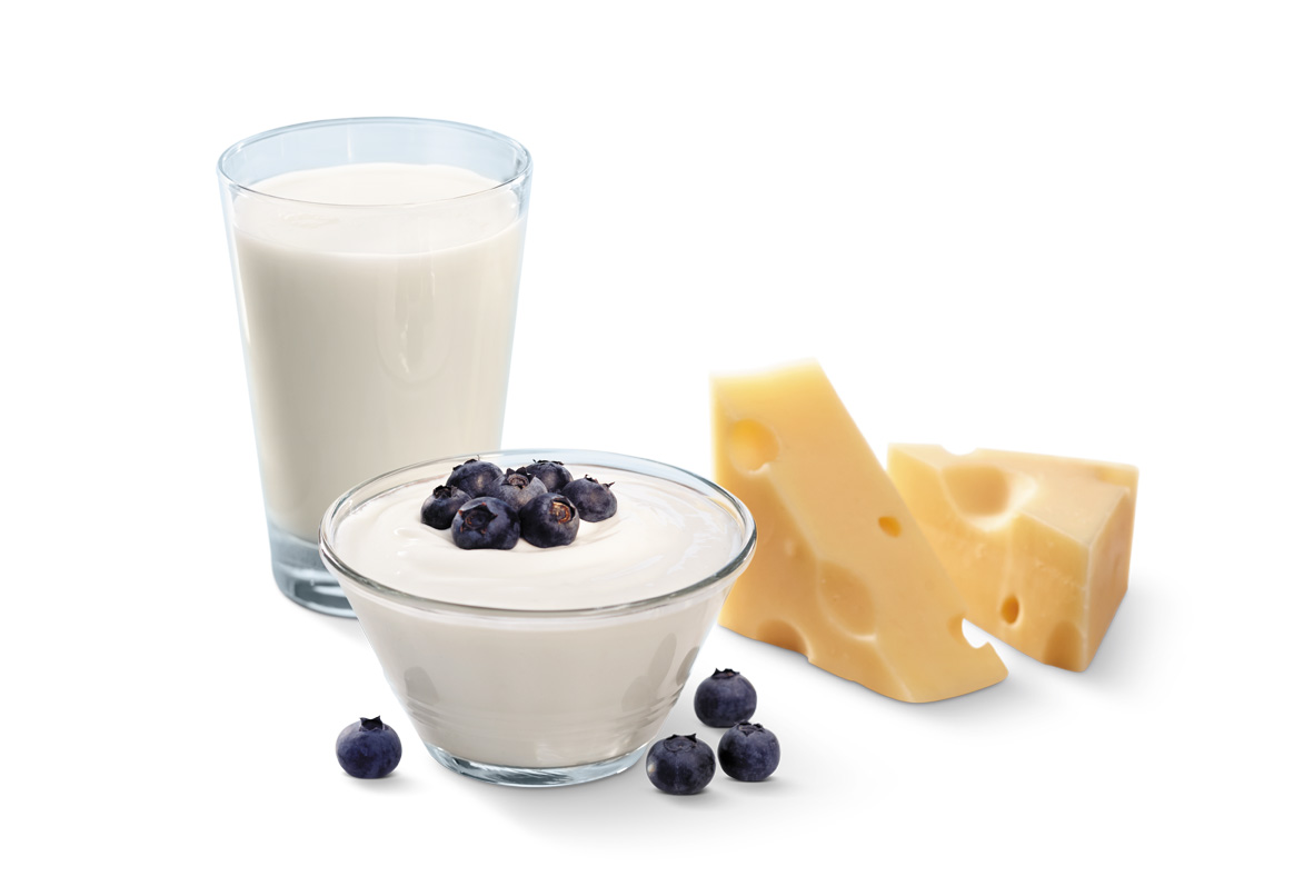 Nutrients in milk products