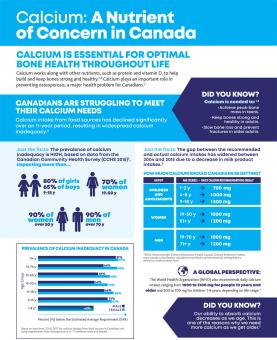 Calcium: A Nutrient of Concern in Canada
