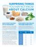 Surprising things you may not know about calcium