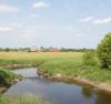 Image of a dairy farm taken from far